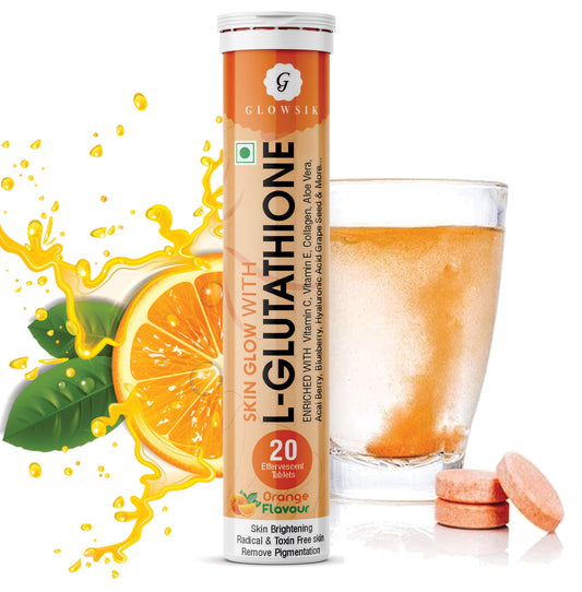 Glowsik Glutathione 20 Effervescents tablets for skin - pack of 1